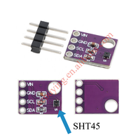 Nouveau Original GY- SHT40 SHT41 SHT45 Module de capteur de température et d'humidité numérique Communication I2C haute précision