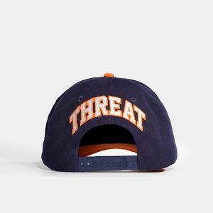 Casquettes structurées bicolores personnalisées, 5 panneaux, acrylique, logo brodé 3D, snapback - Product Image 4