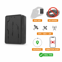 Mini Localizador GPS 4G para Auto, Sin Cables, Triple Posicionamiento BDS LBS, Geocerca, Alerta de Vibración, Rastreador GPS Inalámbrico Portátil en Tiempo Real