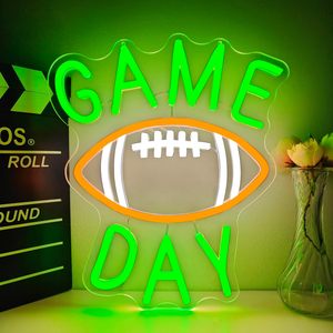 Game Day Letreros Neon Football LED dimmable USB powered ambient <b>light</b> store <b>window</b> decoration <b>light</b> street indicator <b>light</b> 5v - Product Image 6