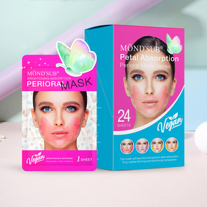 Mascarilla de Hidrogel Personalizada con Pétalos Hidratantes, Reafirmante e Iluminadora, para el Contorno de Ojos, Nasolabial, Línea de la Sonrisa, Labios y Boca - Product Image 3