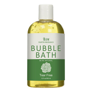 Jabón líquido de baño de burbujas de crema dulce orgánica, jabón líquido de baño de burbujas para bebés - Product Image 2