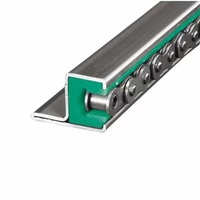 Rail de guidage linéaire Uhmwpe à bas prix avec piste de courbe de pantoufle Guides de chaîne à rouleaux en plastique respectueux de budget