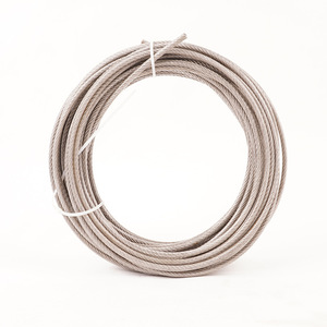 304 Stainless Steel Plastic Coated Wire Rope 0.5-12mm Utility Rope For Hoisting Lifting <b>Clothesline</b> Applications - Product Image 1