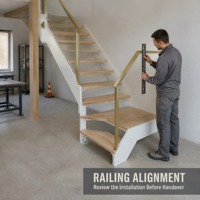 Système d'escaliers modulaires préfabriqués pour les applications de construction résidentielle
