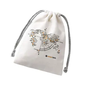 Bolsa de bolso com cordão de lona para brinquedos, bolsos personalizados 100% algodão para armazenamento de jóias e presentes, faça você mesmo