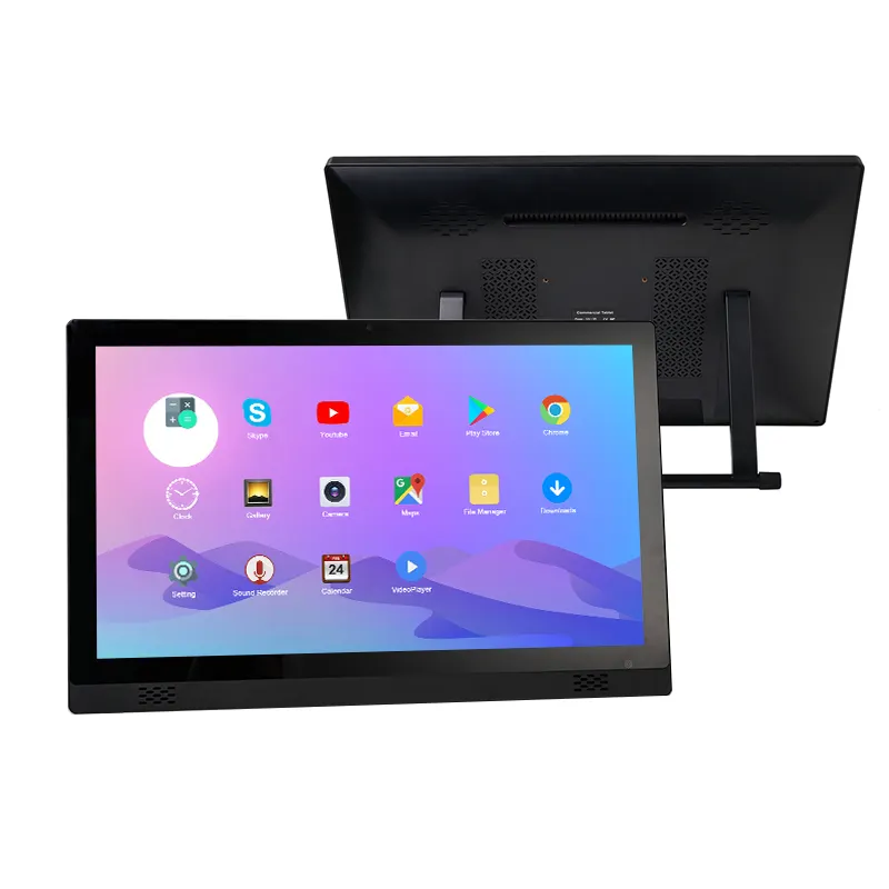 Tablet portabel dalam ruangan, layar Mi Display Android 21.5 inci Rk3288 penanda Digital vertikal, tampilan kartu TF Lift