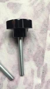 HZ102008 Maquinaria para Envasado e Impresión de Alimentos, Perilla de Plástico Negro en Forma de Flor de Cinco Puntas de Baquelita - Product Image 2