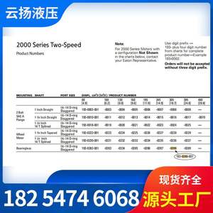 Motor Hidráulico Cicloidal de Doble Velocidad Serie 193, Alta/Baja Velocidad, Estilo Eaton, Fabricado por Expertos en Motores Cicloides - Product Image 5