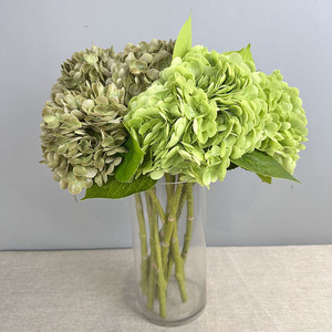 Cabezas de <span class=keywords><strong>Hortensias</strong></span> de Látex Realistas al por Mayor, Flores Artificiales Elegantes para Bodas, Día de la Madre, Navidad y Año Nuevo - Product Image 5