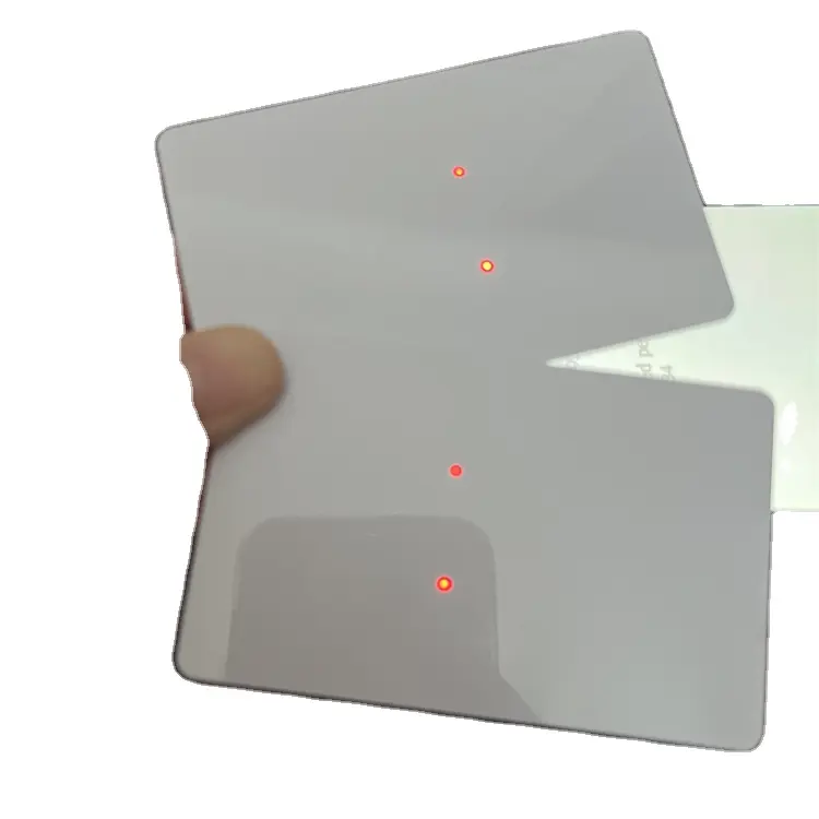 Carta di credito NFC con carta di credito luminosa a LED stampata personalizzata