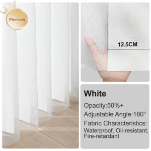 Moderno UV protetto motorizzato sogno verticale cieco elegante telecomando tenda trasparente per il soggiorno finestre facile tessuto - Product Image 3
