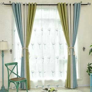 Vendita calda prezzo a buon mercato 100% poliestere blackout <span class=keywords><strong>porta</strong></span> di spessore tenda per la camera da letto soggiorno - Product Image 3