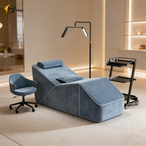 현대식 압축 속눈썹 침대, 살롱 가구 스파 뷰티 매트리스, 페이셜 침대, 뷰티 살롱 고급 속눈썹 침대 - Product Image 4