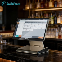 Système de caisse tactile Android 15,6 pouces à système unique pour la restauration et le commerce de détail