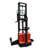 Gerbeur électrique tout-terrain 1 tonne CTD-Y 2000 kg, gerbeur électrique autoporté extérieur à jambes écartées, gerbeur de palettes tout-terrain