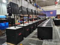 Système de sonorisation Line Array Pro-110 Single 10'' avec caisson de basses actif 18'' pour sonorisation professionnelle en direct