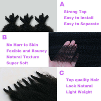 Mèches à tresser Spring Twist de 16 pouces, Tresses Sénégalaises Passion Soft Locs au crochet, 105g, pré-bouclées, fixation à l'eau chaude
