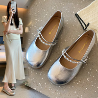 Nouvelles chaussures Mary Jane rétro pour femmes printemps-automne, polyvalentes, légères, à bout ouvert, sandales décontractées