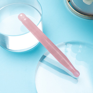 Natural White Jade Guasha Scraping Massage Wand for <strong>Acupuncture</strong> <strong>Therapy</strong> Stick Point <strong>Pen</strong> Treatment Crystal Face Massage Wand - Product Image 3