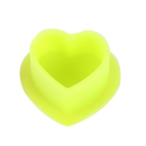 Taza de Pigmento para Tatuajes Biodegradable en Forma de Corazón, Taza de Tinta de Silicona Suave a Prueba de Salpicaduras para Estudio de Tatuajes - Product Image 6