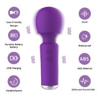 Vibrateur mini AV à charge magnétique USB pour femmes, sans fil, 10 modes, masseur personnel clitoridien, jouets sexuels