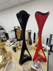 Narghilè Premium di Nuovo Design da Terra, Grande Formato, con Personalizzazione Logo, Rosso Giallo Nero, <span class=keywords><strong>Shisha</strong></span> Alta - Product Image 4