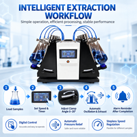 Agitateur à entonnoir séparateur Cenlee 8 positions, à évacuation automatique, haute efficacité, pour extraction verticale de liquides en laboratoire