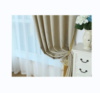 Rideaux occultants modernes en faux lin luxueux 100 % polyester, prêts à poser, pour toutes les saisons, décoration intérieure, chambre à coucher