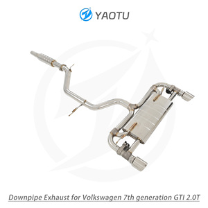 Hệ thống ống xả thể thao bằng thép không gỉ YT có van và bộ giảm thanh dành cho Volkswagen Golf GTI Mk7 (2.0T) - Product Image 4