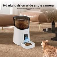 Distributeur de nourriture pour animaux PP003 avec caméra 1080P - Contrôle par application WiFi, 6L, Alimentation programmée, Vision nocturne IR, Anti-blocage