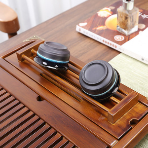 Postman Solid Wood <b>Tea</b> Tray With Drainage Drawer Type Traditional Style <b>Tea</b> Table For <b>Tea</b> <b>Set</b> - Product Image 2