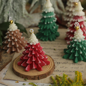 Relaxlines Handmade Eco-Friendly Aromatherapy Scented <b>Candles</b>-Votive & Home Decoration Christmas Tree Soy Wax Novelty <b>Candles</b> - Product Image 6