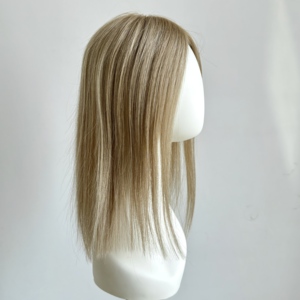 Perruques pour femmes 5.5*6.5 Mono, cheveux naturels, pour cheveux clairsemés, toupet féminin, couleur naturelle, densité 130% # T8A-P # 8A1001 - Product Image 5