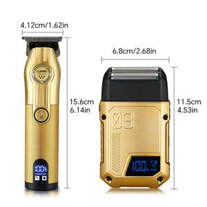 Maquinillas de afeitar eléctricas portátiles, <span class=keywords><strong>3</strong></span> velocidades, lámina para Barba, Afeitadora eléctrica, bloqueo de viaje, máquina de afeitar de cabeza de costo barato para el hogar USB - Product Image 4