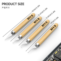 Kit de démontage multifonction RF4 pour la réparation de processeurs de téléphones portables, applicable aux tablettes, montres, assemblages électroniques et projets de bricolage faits à la main