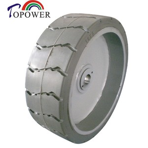 Pneu plein 22x6x16 pour chariot élévateur, tracteur, équipement d'entrepôt et véhicules de manutention industrielle - Product Image 1