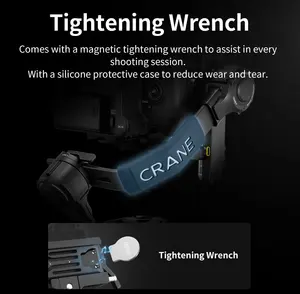 Estabilizador de cámara cardán de mano de 3 ejes ZHIYUN oficial <span class=keywords><strong>Crane</strong></span> 4 pantalla táctil disparo de retrato para cámara Sony Nikon Canon DSLR - Product Image 6