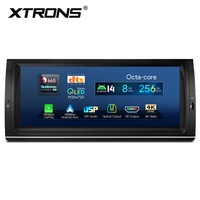 Lecteur multimédia Android 10,25 pouces pour BMW X5 E53 1999-2006 Qualcomm 665 8+256 Go QLED IPS Son DTS Sortie optique HD RCA CE-XTRONS