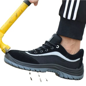 Người đàn ông của chống-bắn tung tóe giày an toàn Slip-On Flat mùa đông làm việc mặc với an ninh kỹ thuật cho ngoài trời Nhật Bản làm việc - Product Image 1