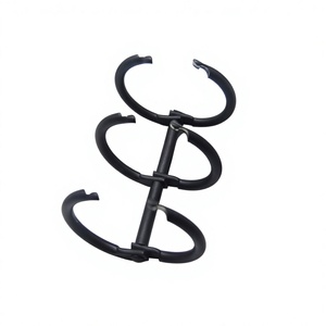 YIWANG Factory Metal Black 30mm Loose Leaf Binder Rings for Calendar - Product Image 4