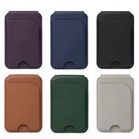Étui Portefeuille Magnétique en Cuir PU avec Support pour Téléphone Portable Compatible MagSafe pour iPhone 12/13/14/15/16/17/18