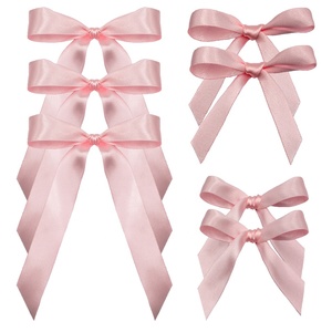 Cintas de Gordon cinta de satén rosa claro brillante al por mayor Navidad 1 pulgada rollo de cinta de satén de una cara brillante para caja de regalo DIY - Product Image 5