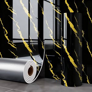 High Performance 3D Marble <strong>Wall</strong> <strong>Vinyl</strong> Reinforced Waterproof Layer Fade Wear Resistant High Traffic Areas - Product Image 1