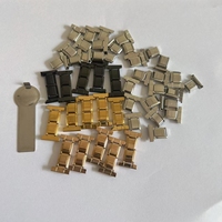 Connecteur de bracelet à breloques italien en acier inoxydable de 14 mm pour Apple Watch 38/40/41/42/44/45/49 mm