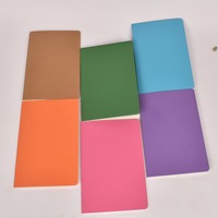 Carnet de notes couleur A5 / Cahier d'étudiant / Bloc-notes A6 à feuilles mobiles pour réunions d'entreprise / Bloc-notes couleur Morandi – Idéal comme cadeau