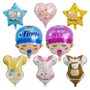Ballon de fête de révélation de sexe pour bébé garçon et fille, bleu, rose, biberon, ange, bébé, dessin animé, ballon en aluminium - Product Image 2