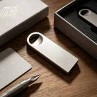 Clé USB 3.0 en métal Wooolken 64 Go, lot de 2, mini, étanche, pour PC portable, stockage de données, porte-clés, garantie 1 an