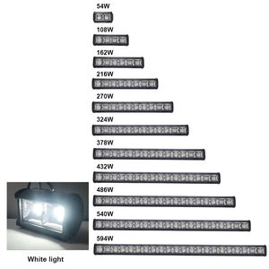 Barres lumineuses LED <span class=keywords><strong>de</strong></span> travail pour <span class=keywords><strong>toit</strong></span> <span class=keywords><strong>de</strong></span> voiture, style populaire, 9-36V, 54W-594W, IP67 - Product Image 2