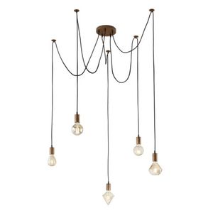 Lampe suspendue en cuivre 5xe27, design moderne, idéale pour éclairer les espaces et décorer avec style. - Product Image 2
